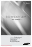 Samsung BD-P2550 User manual