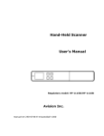 Avision HF-1115B User`s manual