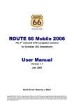 ROUTE 66 Bluetooth GPS Receiver User manual