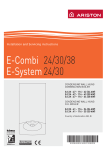 Ariston E-System 24 Technical information