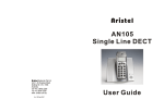 Aristel AN105 User`s manual