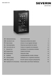 SEVERIN Temperature-controlled wine cabinet Product data