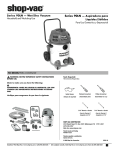 Shop-Vac Series 90LN User manual