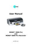 Copytrax MONET 5000 Pro User manual