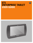 Motorola ET1 User guide