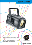 DTS Scena LED 150 User`s manual