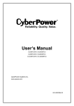 CyberPower OL10000RT3U User`s manual
