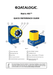 Datalogic Matrix 400 Instruction manual