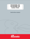 Baumatic BTC9530BL User manual