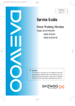 DWD-WD125 - [Daewoo Electronics Service Information System