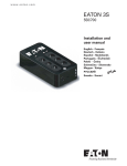 Eaton 550 User manual