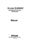 D-Link DI-804HV - Express ENwork Router Specifications