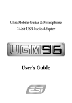 ESI UGM96 User`s guide