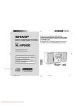 Sharp XL-HP600E Specifications
