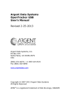 Argent Data Systems OpenTracker USB User`s manual