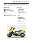 Yamaha Tmax XP500Z Specifications