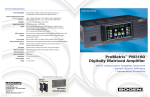 Bogen PM-3180 Specifications