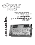 PYLE Audio PYD1958 Owner`s manual