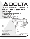 Delta 31-482 Operating instructions