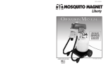 Mosquito Magnet Liberty Owner`s manual