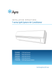 Ayre T35-R410 Unit installation