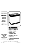 Sears KENMORE 758.144151 Owner`s manual