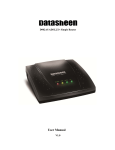 Datasheen D902AS User manual