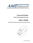 AMT Datasouth Fastmark M6 PLUS Series User`s guide