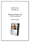 Digital Foci Picture Porter 35 User`s guide