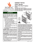 MHSC CDVR36 Operating instructions