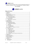 Ambient 3-Day Forecaster User manual