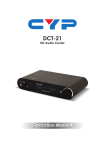 CYP DCT-1 Specifications