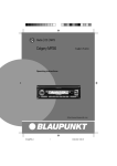 Blaupunkt CALGARY MP36 Operating instructions
