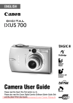 Canon DIGITAL IXUS 70 User guide