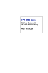 Advantech FPM-3150G Series User manual