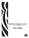 Zebra ZebraNet User guide