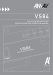 VS84 manual.indd - Australian Monitor