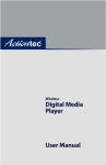 ActionTec Wireless Digital Media Player DMP011000-01 User manual