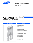 Samsung SGH L170 Service manual