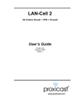 Proxicast LAN-Cell 2 User`s guide
