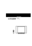 Citizen LT1960 Operating instructions