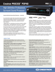 Crestron PROAMP(I)-7X400 Specifications
