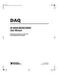 DAQ 6035E User manual