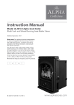 Alpha Boilers AL357i-B Instruction manual