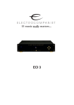 ELECTROCOMPANIET ECI3 Specifications