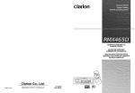 Clarion RMX465D Owner`s manual