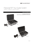 Williams Sound PPA R35-8 User guide