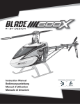 Blade 600X series Instruction manual