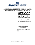 Bradford White E32-50S Service manual