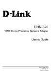 D-Link DHN-520 User`s guide